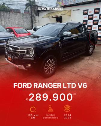 FORD RANGER 3.0 V6 TURBO DIESEL CD LIMITED 4X4 AUTOMÁTICO